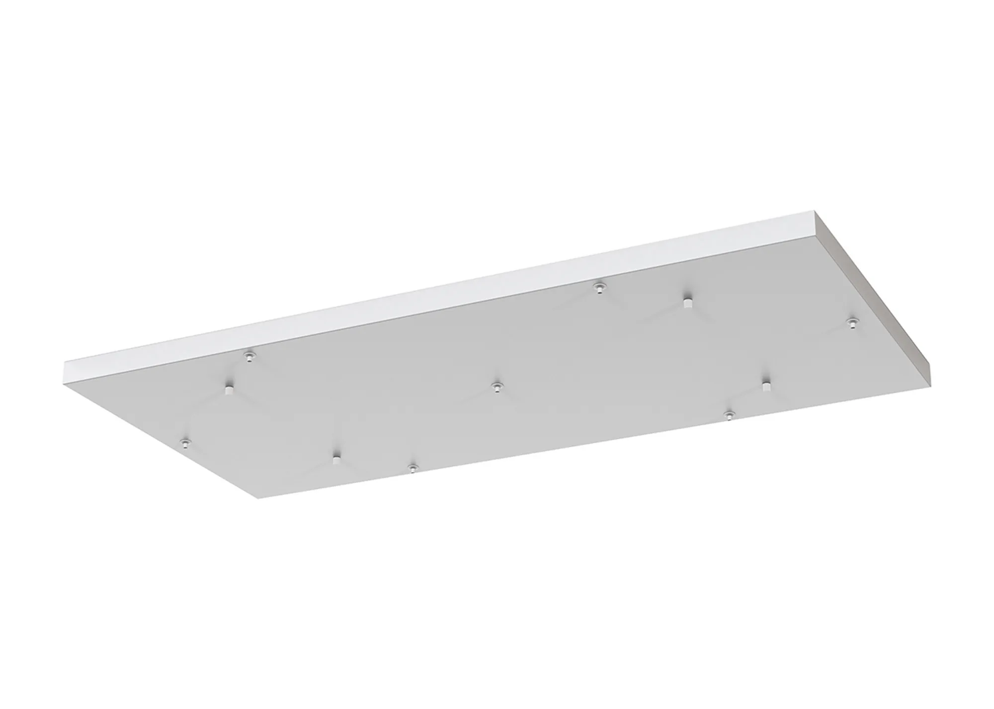 Elsa 7 Hole 940 x 460mm Rectangular Canopy Kit White